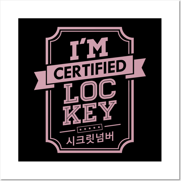 Certified SECRET NUMBER LOCKEY Wall Art by skeletonvenus